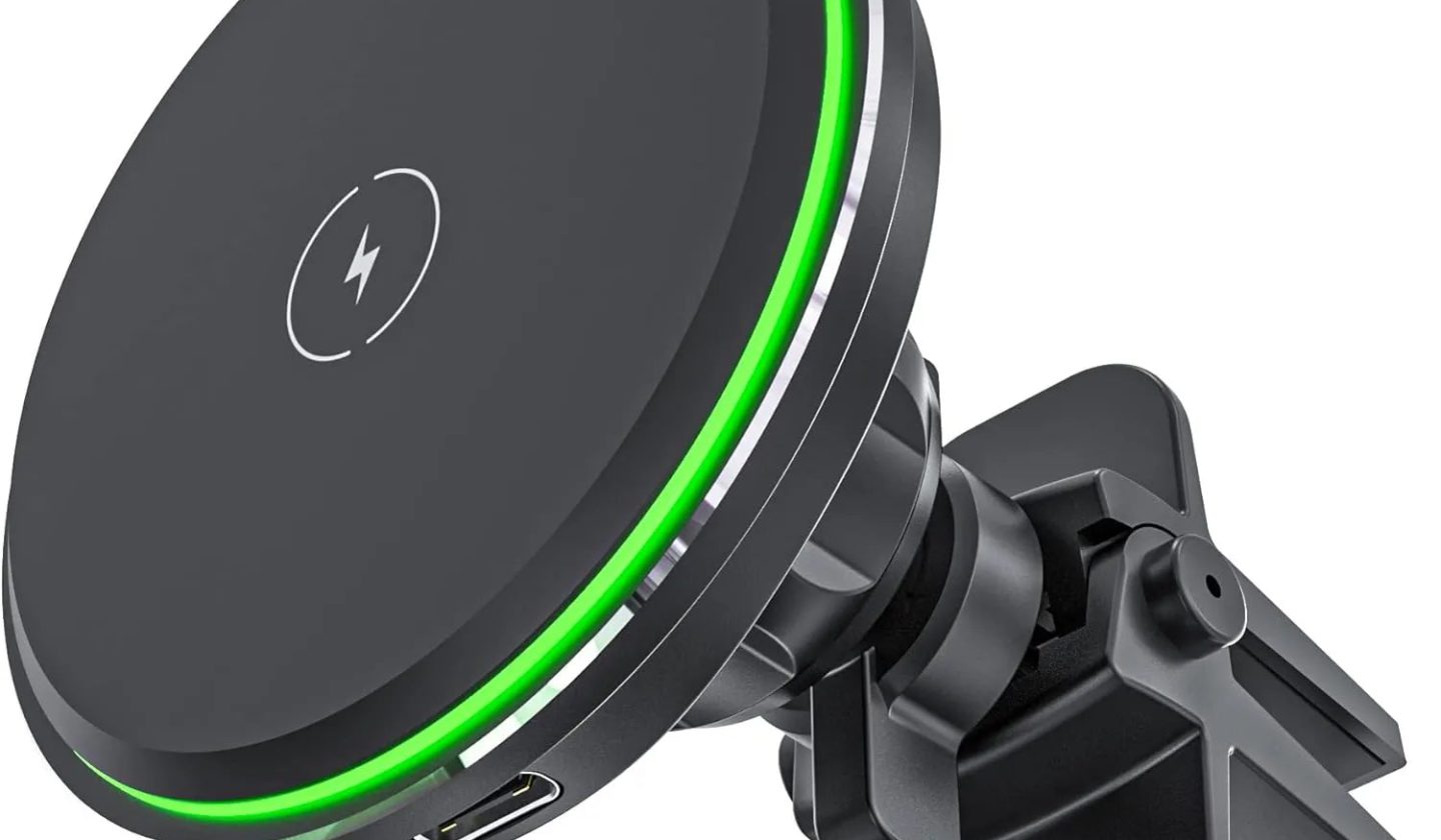 Supporto magnetico wireless da auto W28