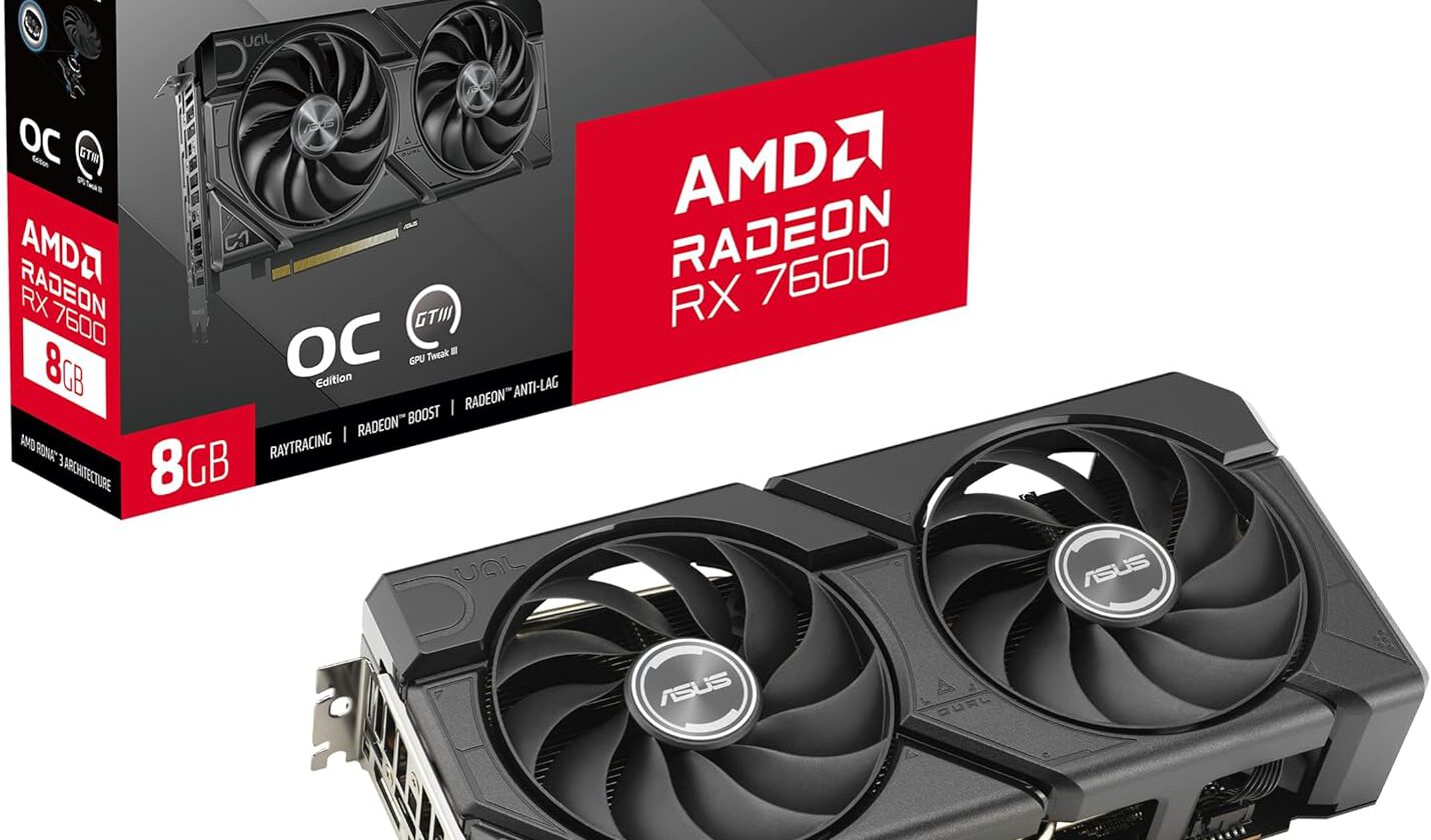 ASUS Dual Radeon RX 7600 per una configurazione PC gaming 1080p